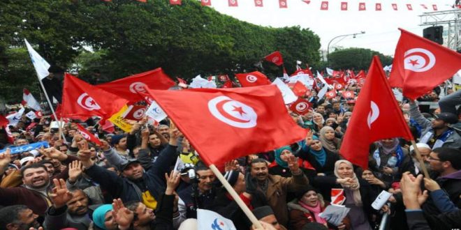 مظاهرات في تونس لإحياء الذكرى الحادية عشرة لثورة 2011