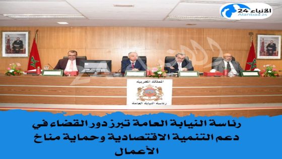 رئاسة النيابة العامة تبرز دور القضاء في دعم التنمية الاقتصادية وحماية مناخ الأعمال